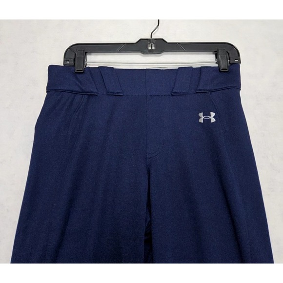 Under Armour Softball Pants Womans Sz S NewVanish 3/4 Kickers Navy Short Calf - Picture 2 of 5